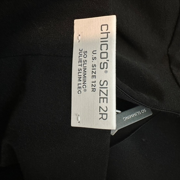 Chico's So Slimming Juliet Pant Button Hem Ankle - Picture 5 of 6